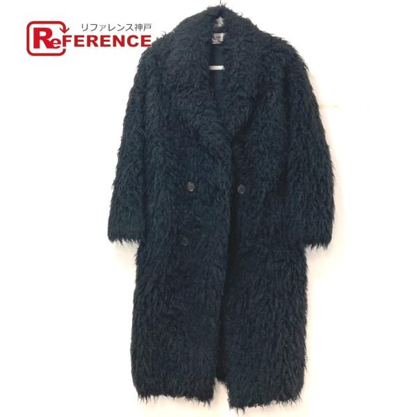 YVES SAINT LAURENT イヴ・サンローラン 490062 フェイクカーリーファー ダブ...