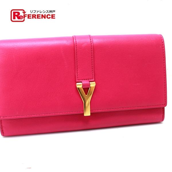 SAINT LAURENT PARIS サンローランパリ 美品 314995 フラップウォレット Y...