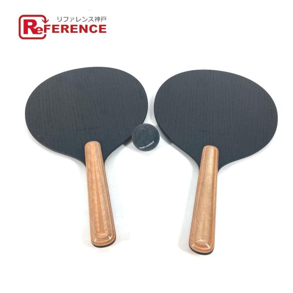 未使用 SAINT LAURENT PARIS サンローランパリ 684147 ビーチラケットセット...