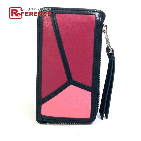 LOEWE ロエベ 小銭入れ パズル カードケース コインケース レザー レディース【中古】