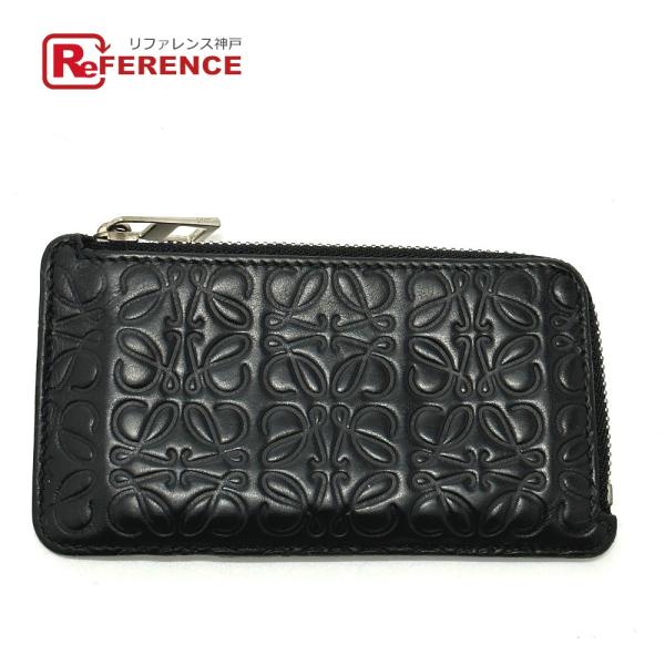 LOEWE ロエベ フラグメントケース L字ファスナー 小銭入れ 財布 アナグラム コインケース ブ...