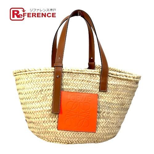 LOEWE ロエベ アナグラム ショルダーバッグ 肩掛け バスケットバッグ ミディアム かごバッグ ...