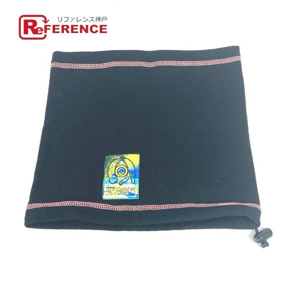 LOEWE ロエベ ロゴ スヌード マフラー ブラック レディース【中古】