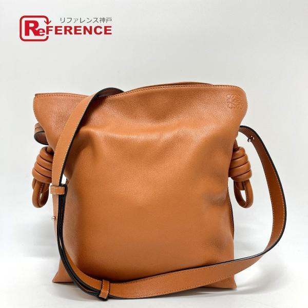 LOEWE ロエベ フラメンコ カバン バッグ 斜め掛け ショルダーバッグ ブラウン レディース【中...