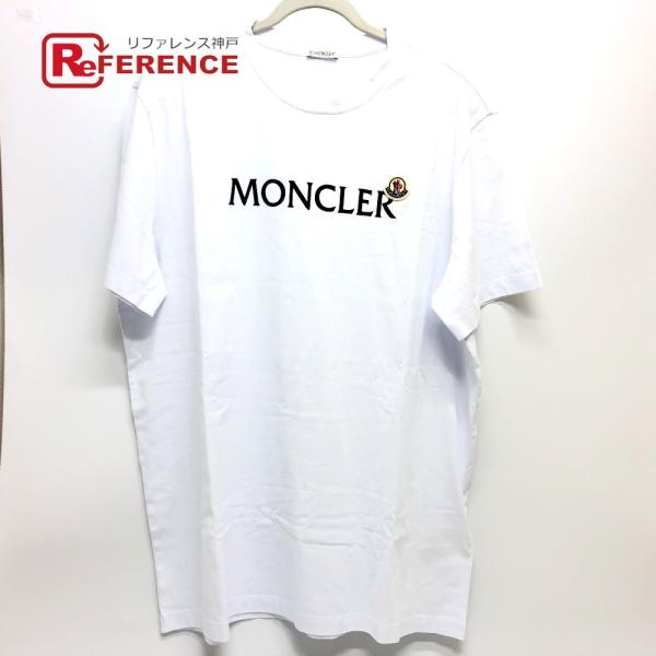 未使用 MONCLER モンクレール J2 8C00024 ロゴ 半袖 トップス アパレル Tシャツ...
