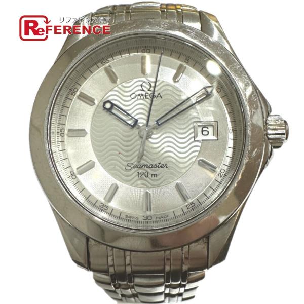 OMEGA オメガ シーマスター 120m クォーツ 腕時計 時計 ウォッチ 腕時計 シルバー メン...