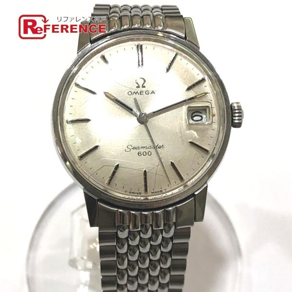 OMEGA オメガ シーマスター600 ヴィンテージオメガ 手巻き デイト 腕時計 シルバー メンズ...