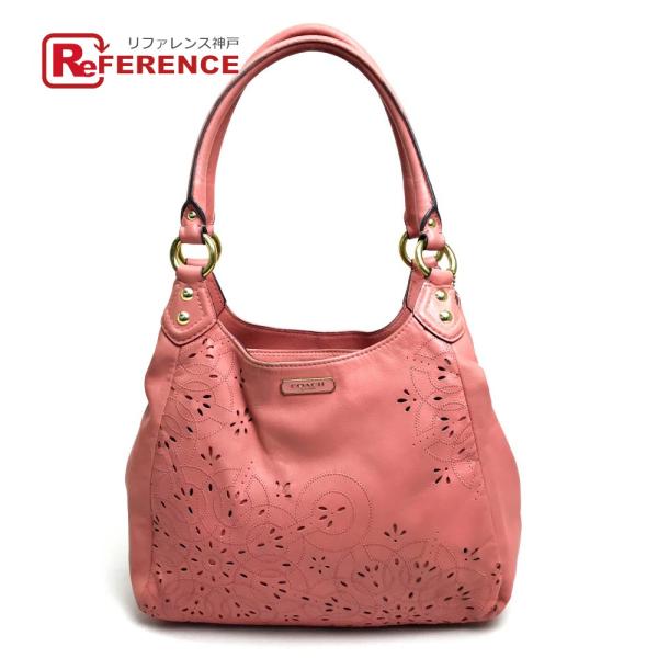 COACH コーチ F22485 肩掛け ハンドバッグ ホーボー レーザーカット ショルダーバッグ ...