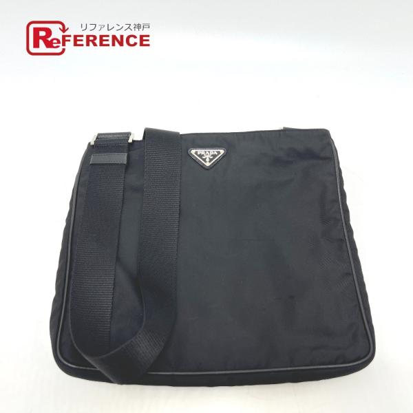 PRADA プラダ VA0251 トライアングルプレート フラット カバン バッグ 斜め掛け ショル...