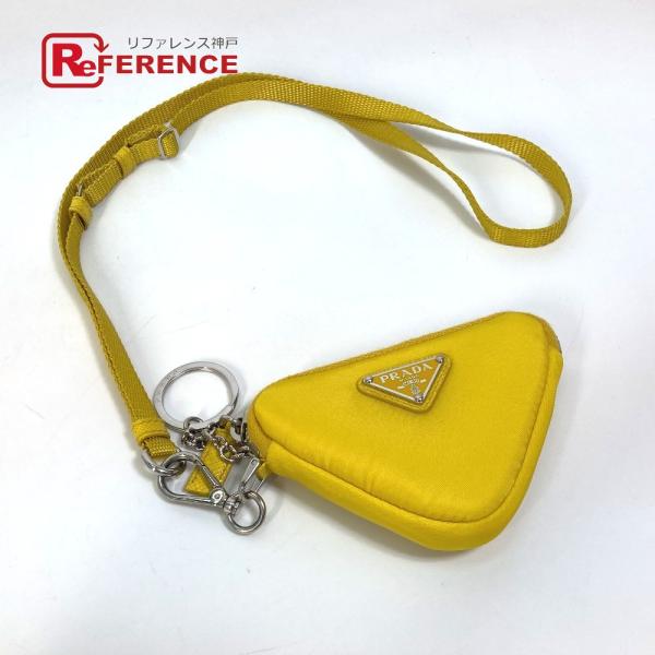 PRADA プラダ 2TT140 三角 プレート Re Nylon トライアングル ネックストラップ...