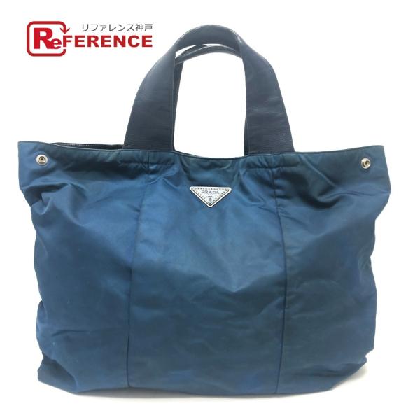 PRADA プラダ VA0677 トライアングルロゴ トートバック カバン バック トートバッグ ブ...