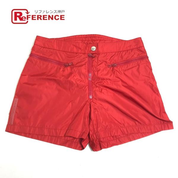 美品 PRADA プラダ 1H2055 ロゴ入り ショートパンツ スイムウェア ボトムス ズボン ア...