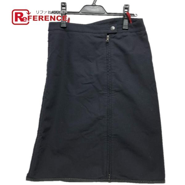 PRADA プラダ プラダスポーツ スカート ネイビー レディース【中古】