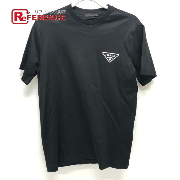 新品同様 PRADA プラダ UJN656 インターロック Tシャツ 半袖T 夏服 アパレル 半袖Ｔ...