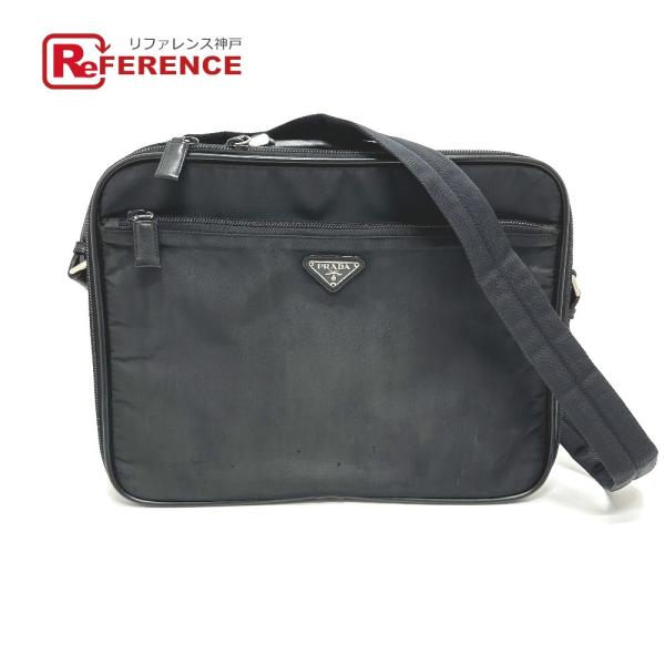 PRADA プラダ V147S トライアングルプレート 2WAY カバン ショルダーバッグ ブリーフ...