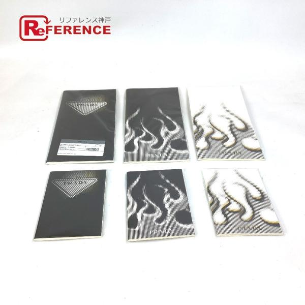 未使用 PRADA プラダ 2AR090 トラベラーズ ノート6冊セット ステーショナリー  ノート...