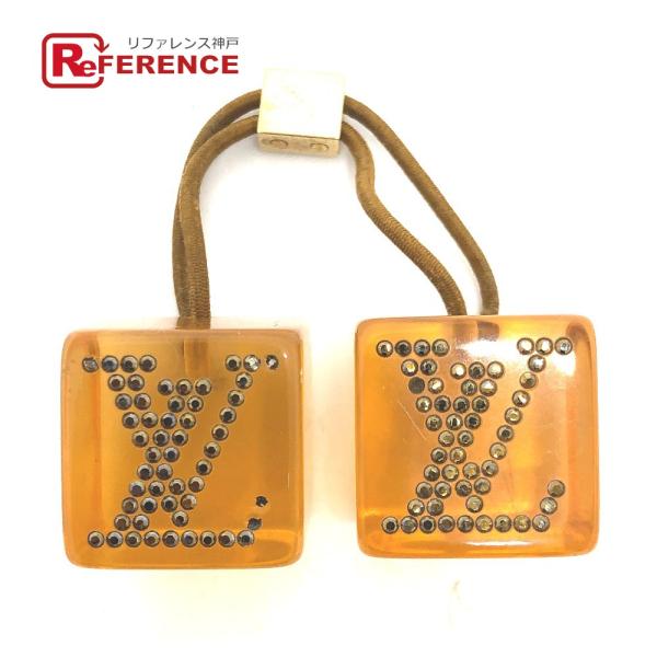 LOUIS VUITTON ルイヴィトン LV ヘアキューブ 小物 アクセサリー ヘアゴム プラスチ...