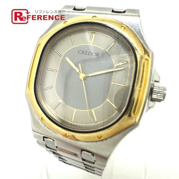 SEIKO セイコー 9661-5000 セイコー クレドール  クォーツ 腕時計 シルバー メンズ...