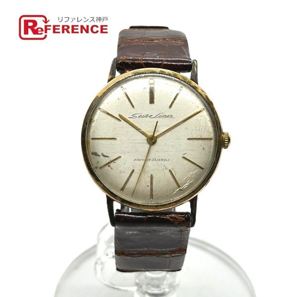 SEIKO セイコー ランナー 手巻き 腕時計 ゴールド メンズ【中古】
