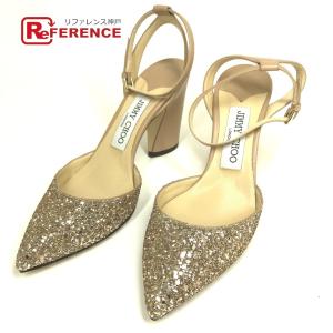 美品 ジミーチュウ エナメル ウェッジソール サンダル ベージュ 37 24 ジミーチュウ JIMMY CHOO サンダル ウェッジソール ストラップ