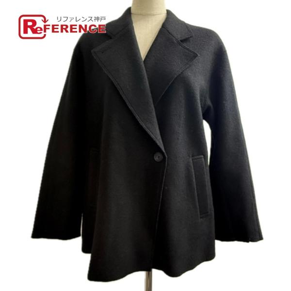 23区 ニジュウサンク アパレル アウター チェスター ショートコート テーラード ジャケット ブラ...