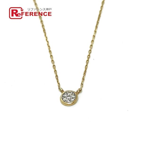 ete エテ Ｄ0.02 ダイヤ アクセサリー ネックレス ゴールド レディース【中古】