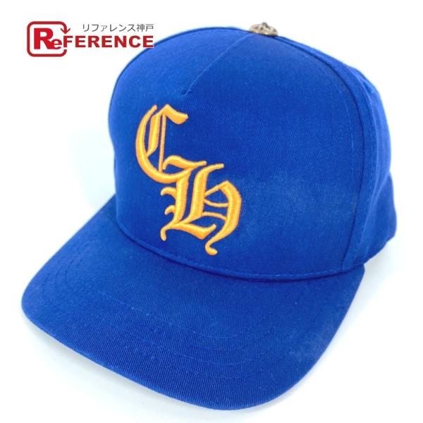 CHROME HEARTS クロムハーツ CHロゴ 帽子 キャップ帽 ベースボール キャップ ブルー...