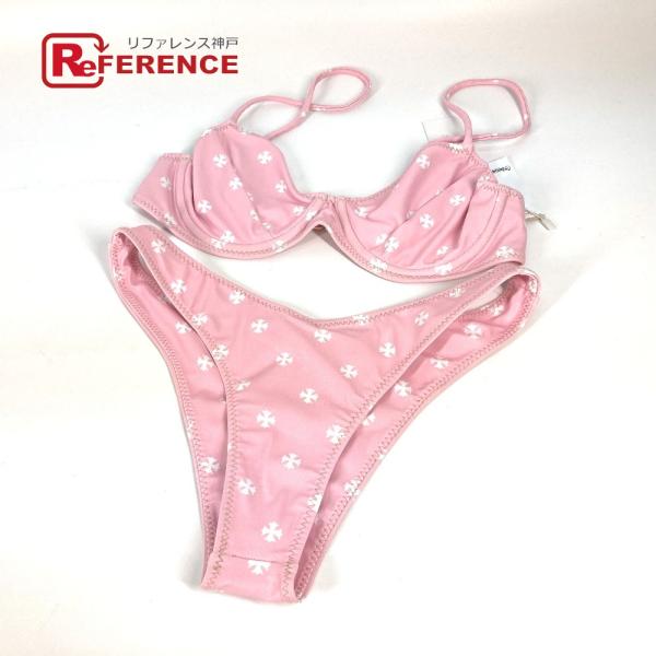 新品同様 CHROME HEARTS クロムハーツ CHプラス ビキニ 上下セット スイムウェア 水...