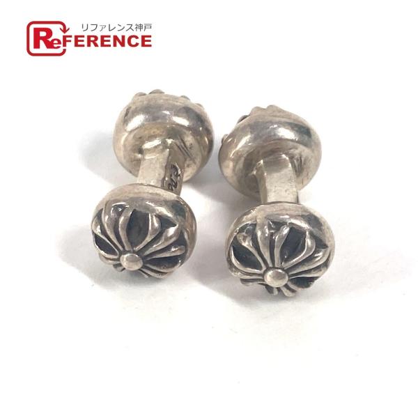 CHROME HEARTS クロムハーツ バーベル クロスボール アクセサリー  カフス シルバー ...