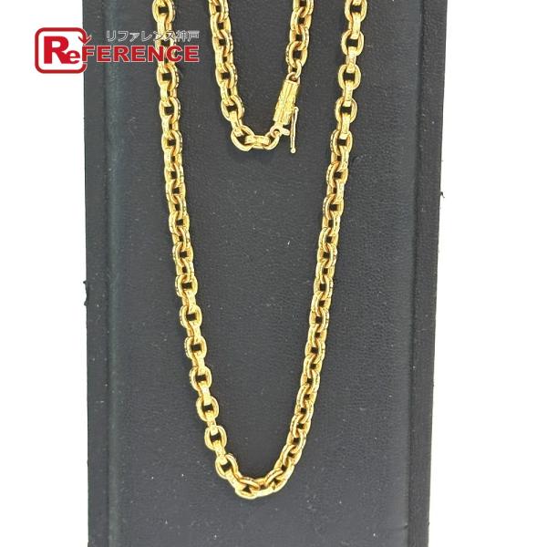 CHROME HEARTS クロムハーツ 22K PAPER CHAIN 20inch 49cm ネ...