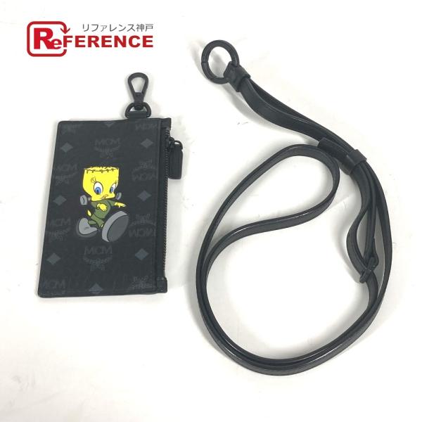 美品 MCM エムシーエム トゥイーティー 財布 小銭入れ フラグメントケース ネックストラップ付き...