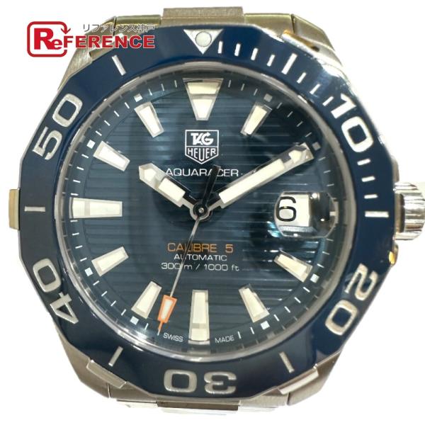 TAG HEUER タグホイヤー WAY211C アクアレーサー デイト 自動巻き 腕時計 シルバー...