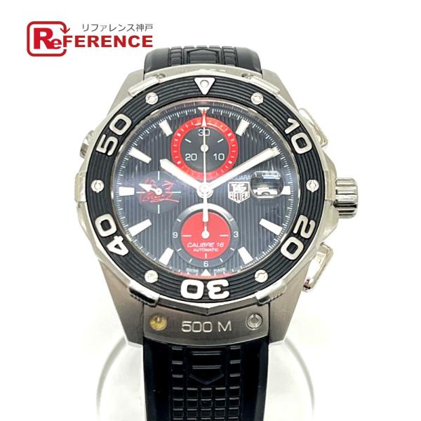 TAG HEUER タグホイヤー CAJ2113 アクアレーサー 錦織圭モデル クロノグラフ デイト...