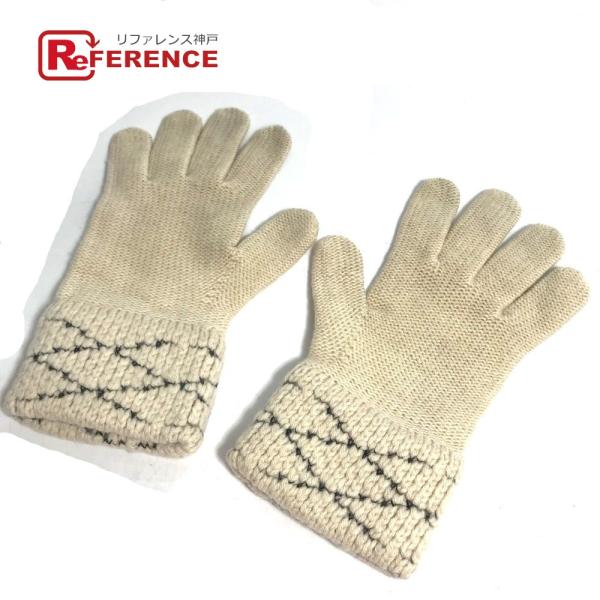 LOUIS VUITTON ルイヴィトン M58363 ゴン・マルタージュ グローブ 手袋 ベージュ...