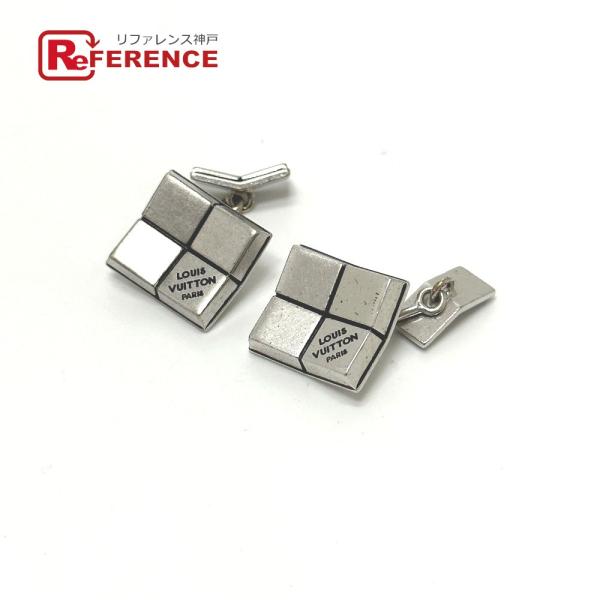 LOUIS VUITTON ルイヴィトン ブトン ドゥ マンシェット アクセサリー カフス シルバー...
