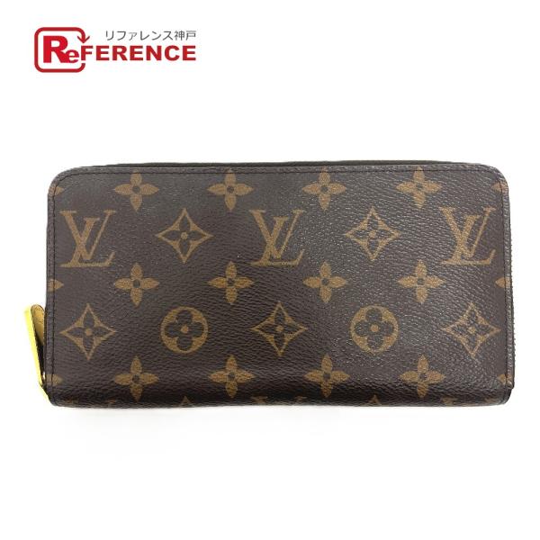 LOUIS VUITTON ルイヴィトン M42616 ジッピーウォレット ラウンド 長財布 ブラウ...