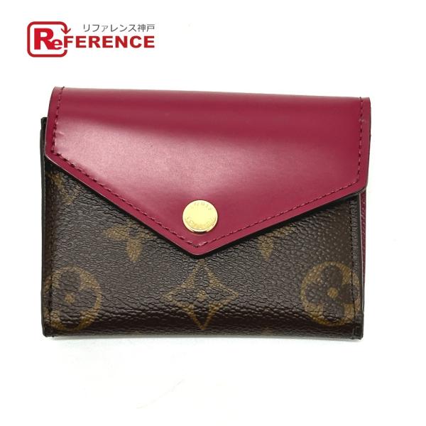 LOUIS VUITTON ルイヴィトン M62932 ポルトフォイユ ゾエ 3つ折り財布 ブラウン...