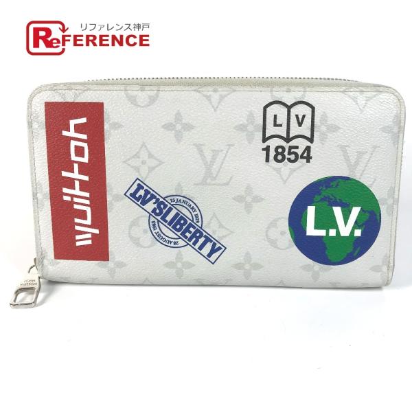 LOUIS VUITTON ルイヴィトン M67824 ジッピー オーガナイザー ラウンドファスナー...