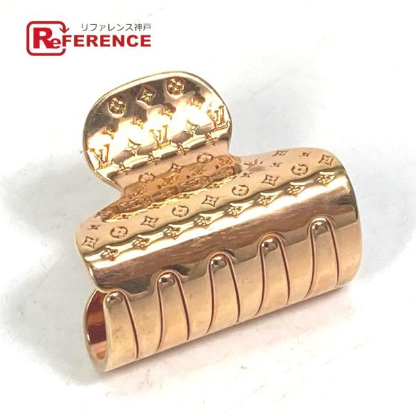 LOUIS VUITTON ルイヴィトン M68389 アクセソワール シュブ ナノグラム 髪留め ...