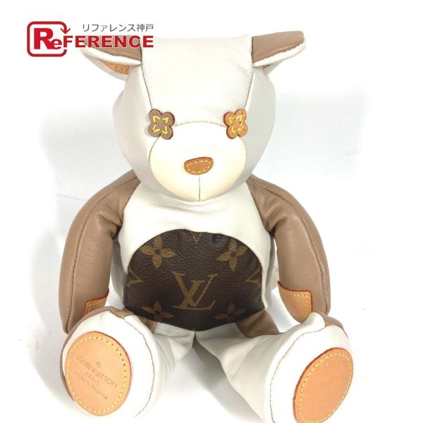 LOUIS VUITTON GI0142 ドゥドゥルイ 人形 テディベア 熊 ブラウン レディース【...