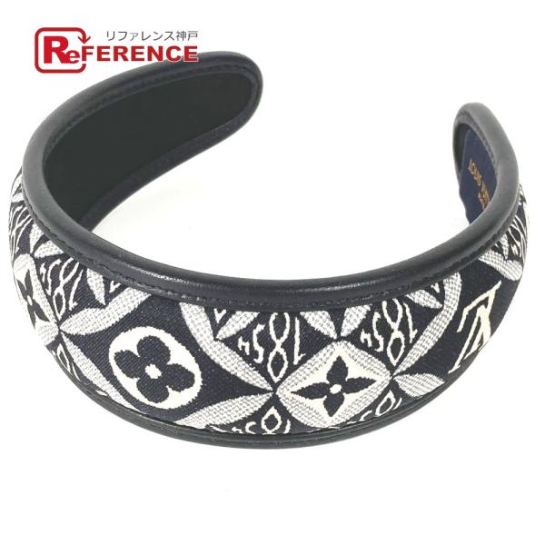 美品 LOUIS VUITTON ルイヴィトン M77003 ヘッドバンド SINCE 185 ヘア...