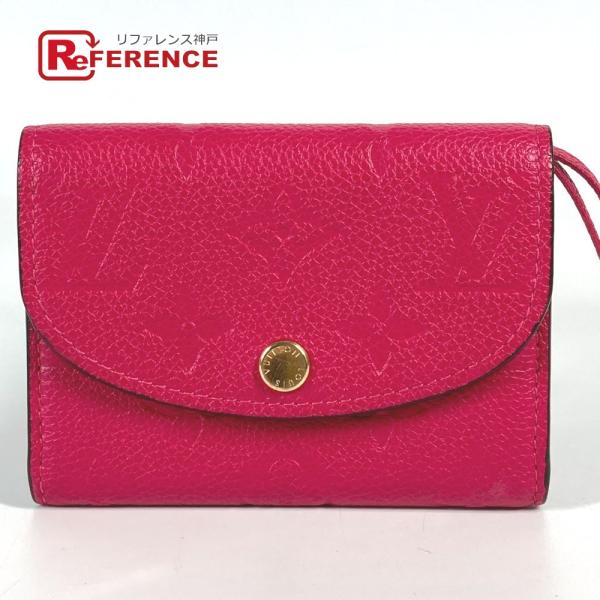 LOUIS VUITTON ルイヴィトン M81521 ポルトモネ・ロザリ モノグラムアンプラント ...