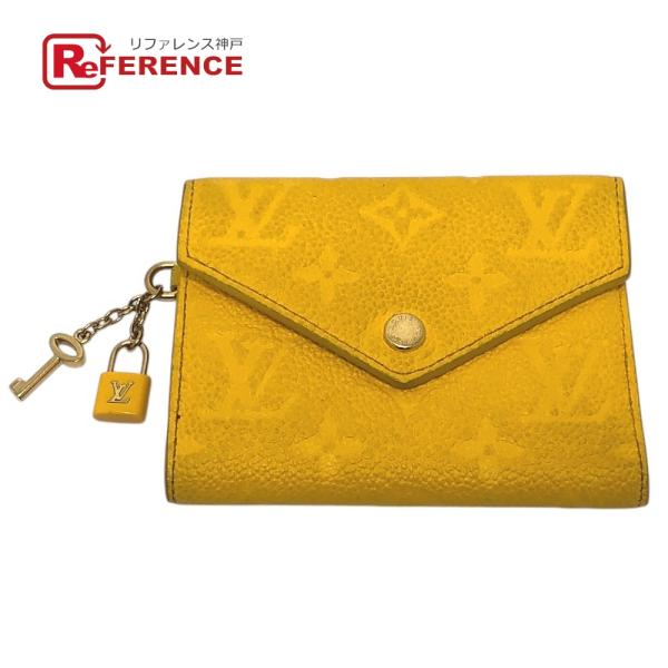 LOUIS VUITTON ルイヴィトン M14156 ポルトフォイユ・ヴィクトリーヌ 3つ折り財布...