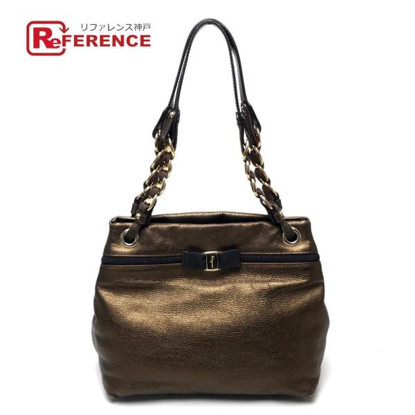 Salvatore Ferragamo サルヴァトーレフェラガモ ショルダーバッグ ハンドバッグ リ...