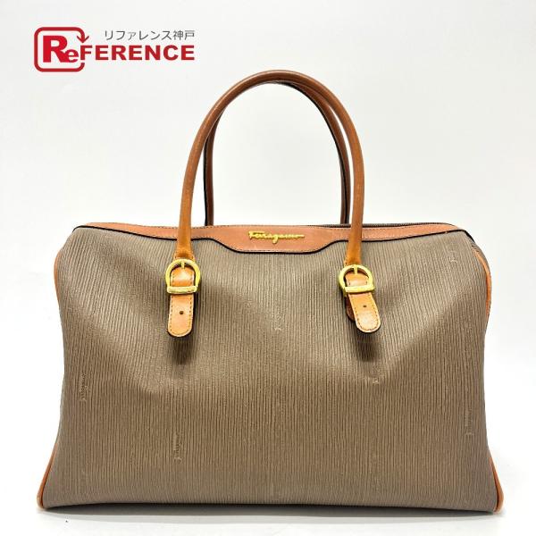 Salvatore Ferragamo サルヴァトーレフェラガモ AG219155 ロゴ バイカラー...