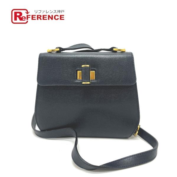 Salvatore Ferragamo サルヴァトーレフェラガモ ターンロック カバン バッグ ショ...