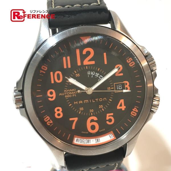 HAMILTON ハミルトン Ｈ776950 メンズ腕時計 カーキ エアレースGMT 裏スケ 腕時計...