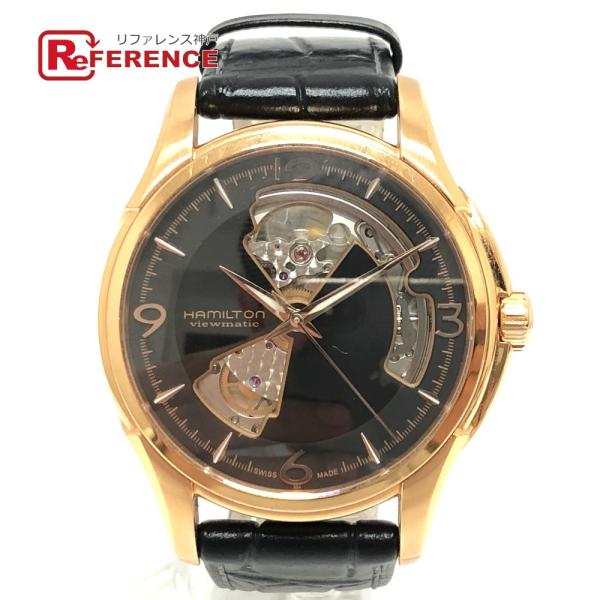 HAMILTON ハミルトン H325752 ジャズマスター 自動巻き 腕時計 ピンクゴールド ゴー...