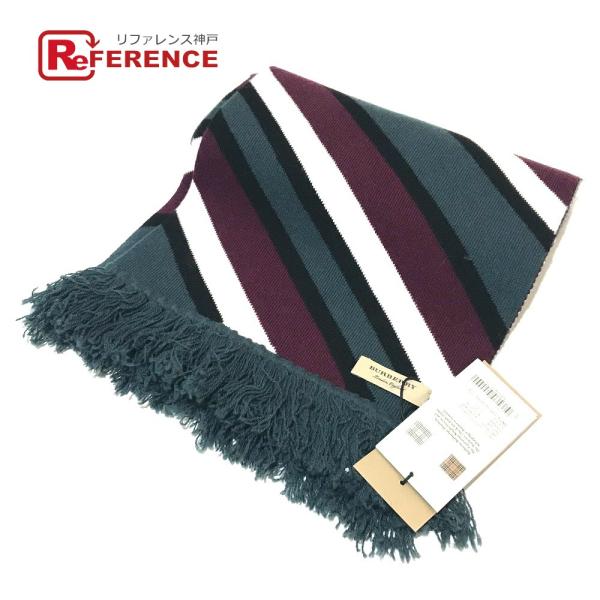 未使用 BURBERRY バーバリー 4075353 Tri-tone Striped ストライプ ...