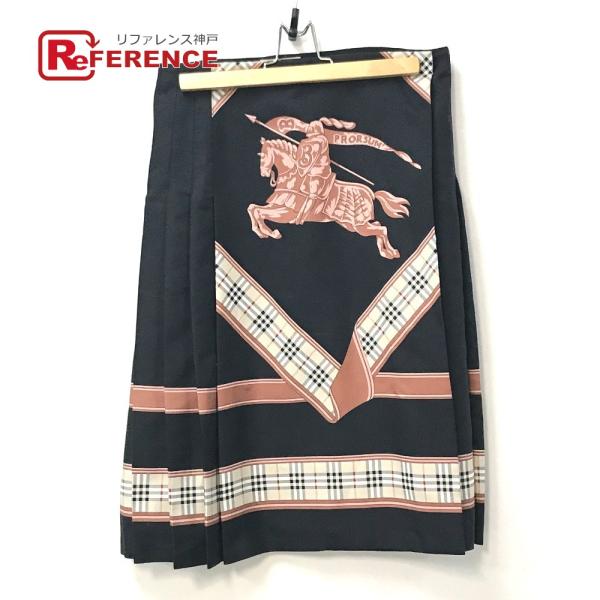 BURBERRY バーバリー 8003630 ノバチェック プリーツ ボトムス バーバリーロンドン ...